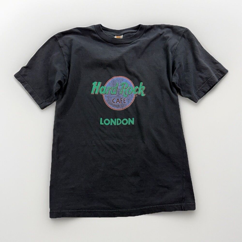 Hard‎ Rock Cafe London Size XL Black Shirt Vintage
